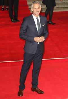 UNITED KINGDOM, London: Gary Lineker attends the world premiere of the latest Bond film, Spectre, at Royal Albert Hall in London on October 26, 2015.