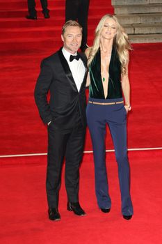 UNITED KINGDOM, London: Ronan Keating and Storm Uechtritz attend the world premiere of the latest Bond film, Spectre, at Royal Albert Hall in London on October 26, 2015.