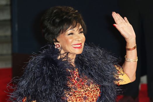 UNITED KINGDOM, London: Shirley Bassey attends the world premiere of the latest Bond film, Spectre, at Royal Albert Hall in London on October 26, 2015.