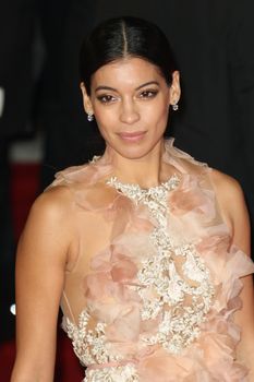 UNITED KINGDOM, London: Stephanie Sigman attends the world premiere of the latest Bond film, Spectre, at Royal Albert Hall in London on October 26, 2015.