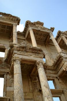 ancient ruins in Ephesus, Turkey