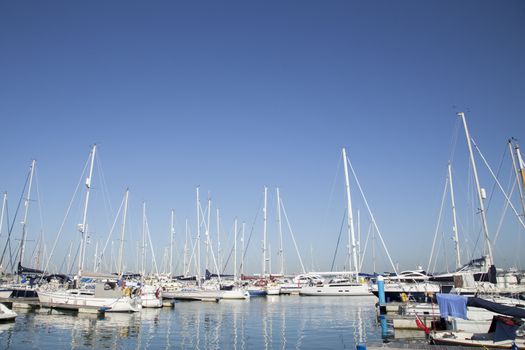 Harbour, yachts and boats