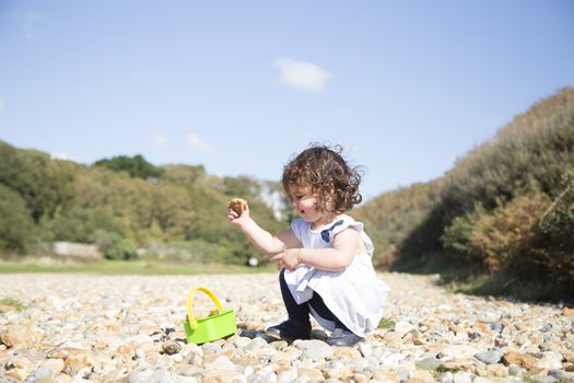 Collecting pebbles