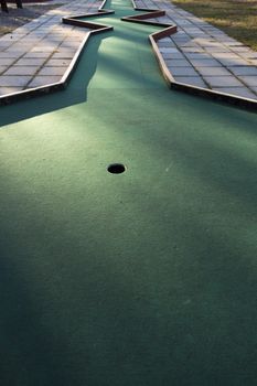 Miniature Golf Course Cup from above.