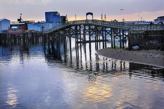 Wooden Bridge Fish Factory Westport Grays Harbor Puget Sound Washington State Pacific Northwest