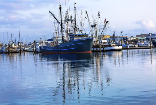 Large Fishing Boat Westport Grays Harbor Puget Sound Washington State Pacific Northwest