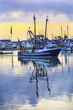 Large Fishing Boat Westport Grays Harbor Puget Sound Washington State Pacific Northwest