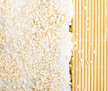 fresh cooked rolls close-up on a wooden board