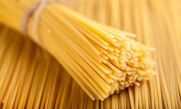 background lying on top of macaroni and pasta sheaf