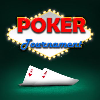 Poker tournament, gambling background color