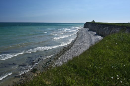 Scene from Sangstrup Klint in Denmark