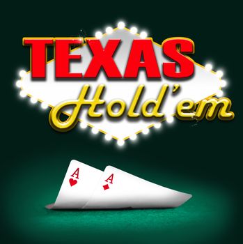 Texas hold'em, gambling background color