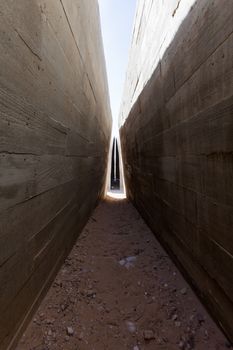 abstract effects within a narrow tunnel