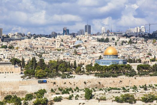 Al-Aqsa of the old city of jerusalem. 20 september 2014 Jerusalem.