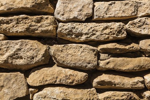 bricklaying natural stone vintage background closeup