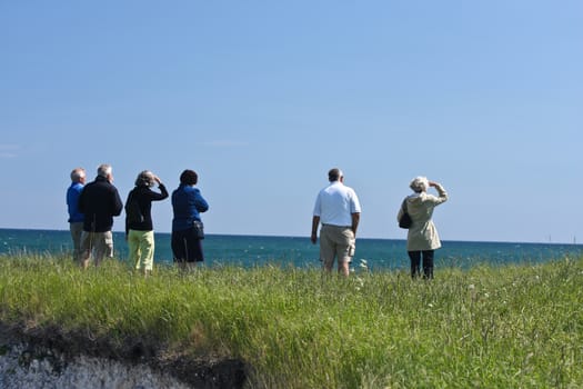 Scene from Sangstrup Klint in Denmark