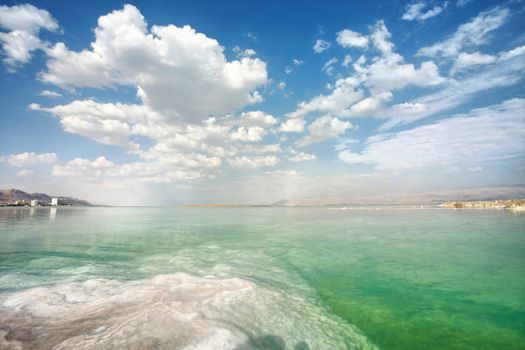 nice Dead Sea landscape on a summer day