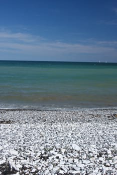 Scene from Sangstrup Klint in Denmark