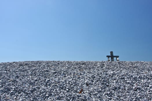 Scene from Sangstrup Klint in Denmark