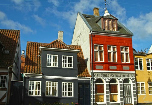Svenborg in the Fyn island in Denmark