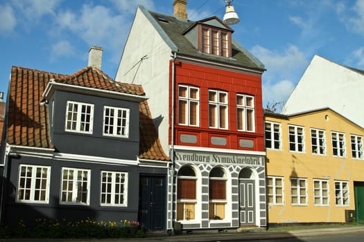Svenborg in the Fyn island in Denmark