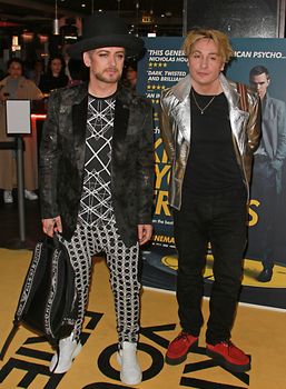 UK, London: Boy George and Marilyn arrive at the Curzon Soho movie theater in London, UK for a screening of Kill Your Friends on October 27, 2015.