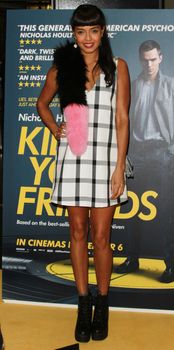 UK, London: Invader Girl arrives at the Curzon Soho movie theater in London, UK for a screening of Kill Your Friends on October 27, 2015.