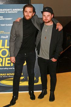 UK, London: Members of Royal Blood arrive at the Curzon Soho movie theater in London, UK for a screening of Kill Your Friends on October 27, 2015.