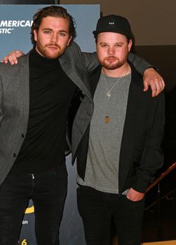 UK, London: Members of Royal Blood arrive at the Curzon Soho movie theater in London, UK for a screening of Kill Your Friends on October 27, 2015.