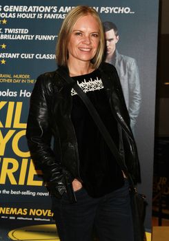 UK, London: Mariella Frostrup arrives at the Curzon Soho movie theater in London, UK for a screening of Kill Your Friends on October 27, 2015.