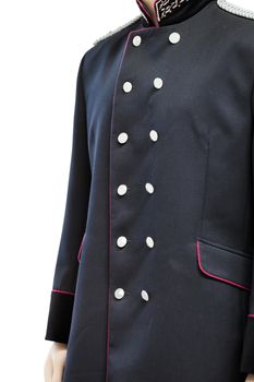 Mannequin in the old railway worker uniforms