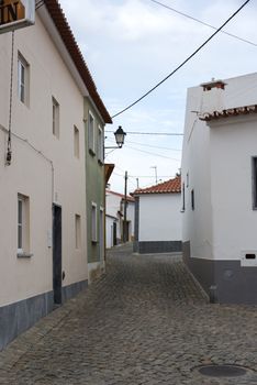 typical old house in moura a city in alentejo area portugal