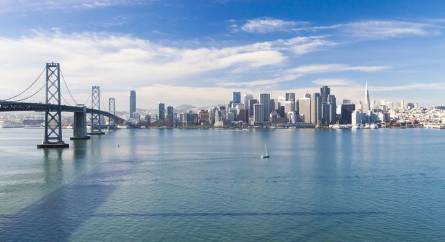 San Francisco Panorama with Bay bridge