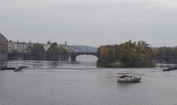 Views of capital of Czech Republic Prague in autumn.