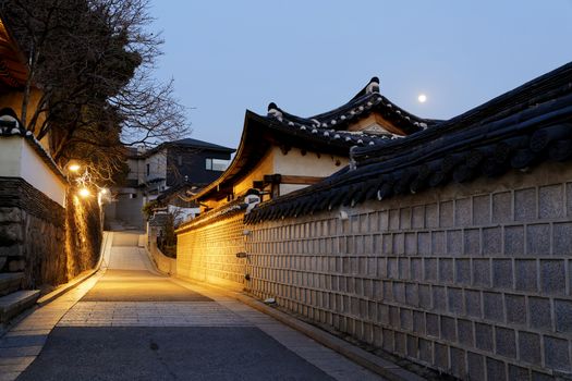 Downtown cityscape of Seoul, South Korea