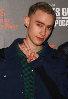ENGLAND, London: Olly Alexander attended the Kiss FM Haunted House Party in London on October 29, 2015. Costumes ranging from the Rock band KISS to the devil were on display as various stars walked the red carpet at the party which featured musical performances by Rita Ora, Jason Derulo and band Little Mix.