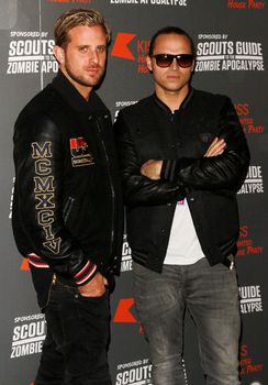 ENGLAND, London: Sigma attended the Kiss FM Haunted House Party in London on October 29, 2015. Costumes ranging from the Rock band KISS to the devil were on display as various stars walked the red carpet at the party which featured musical performances by Rita Ora, Jason Derulo and band Little Mix.