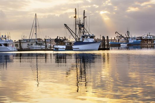 Large Fishing Boat Westport Grays Harbor Puget Sound Washington State Pacific Northwest