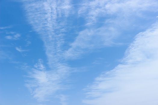 image of blue sky with white cloud use for background