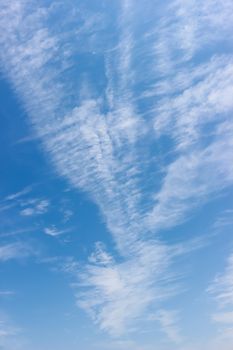 image of blue sky with white cloud use for background