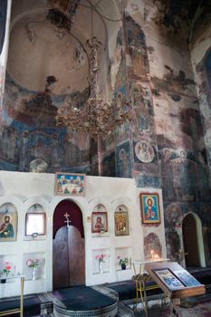 Old ancient church in Georgia Kaheti region