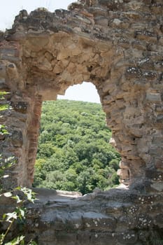 Ancient castle ruins in Kahetia region of Georgia