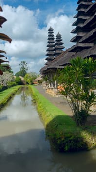 View of the temple complex in Bali