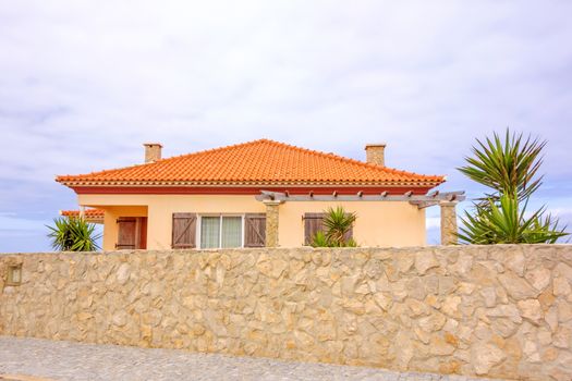 Finca house - vacation home with mural in front