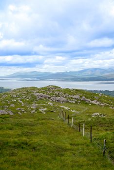 view from the kerry way in irelands wild atlantic way