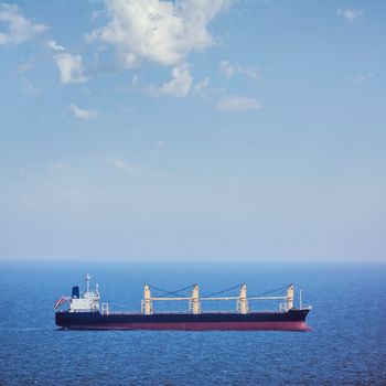 Bulk Carrier Ship in the Black Sea
