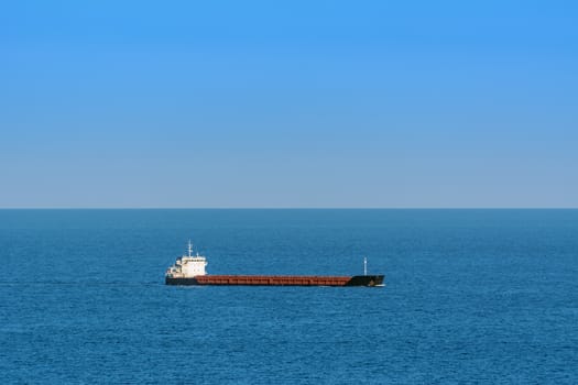 General Cargo Ship in the Open Sea