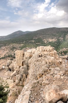 Castle ruins in Israel tourosim and travel