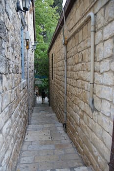 Old houses in nothern Israel town