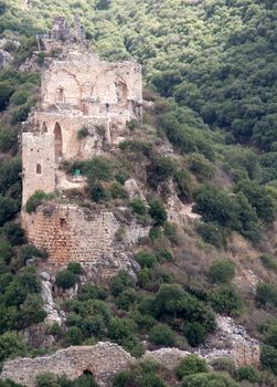 Monfort national park Castle in Israel for holiday travel